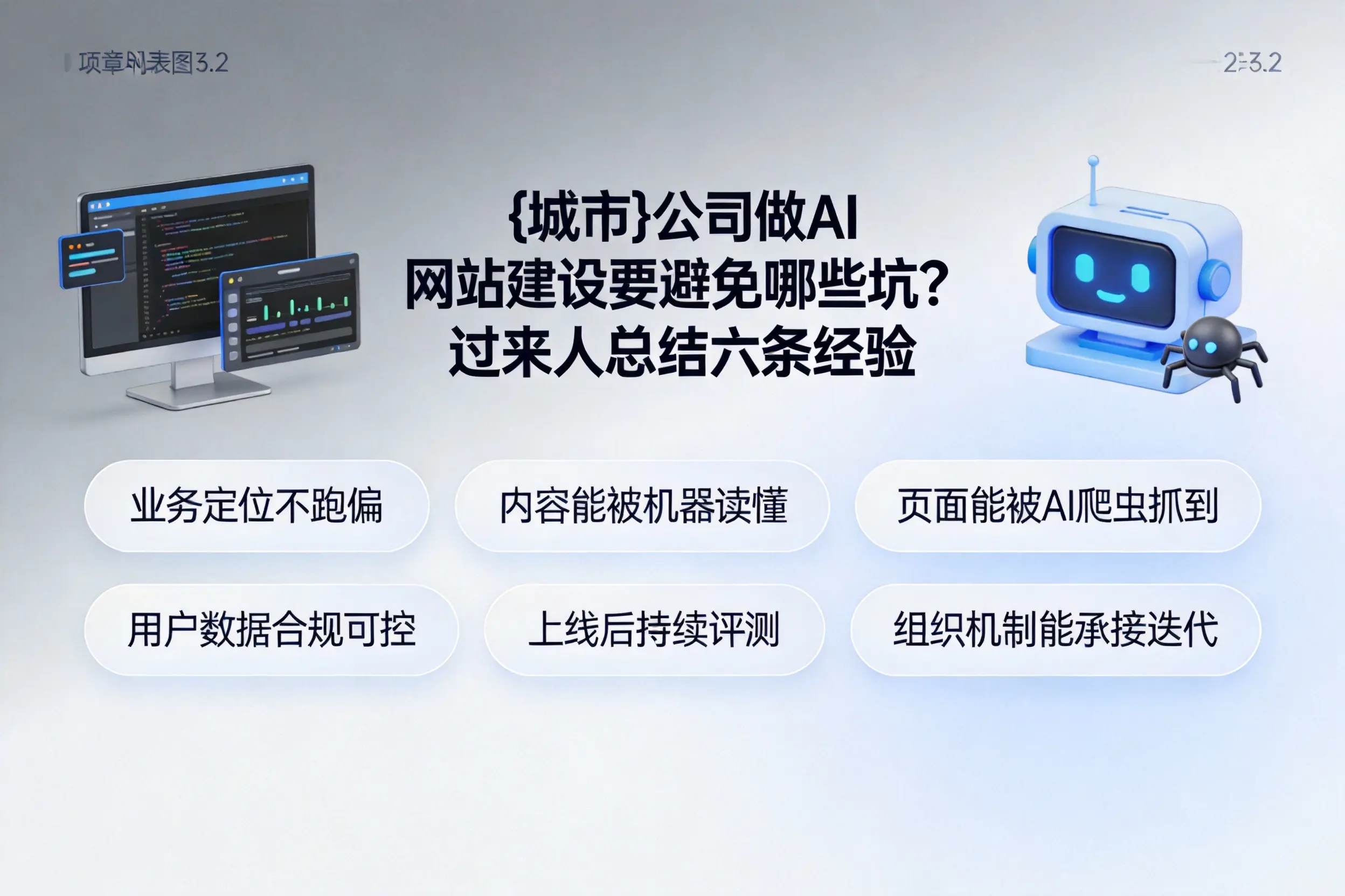 邵阳公司做AI网站建设要避免哪些坑？过来人总结六条经验