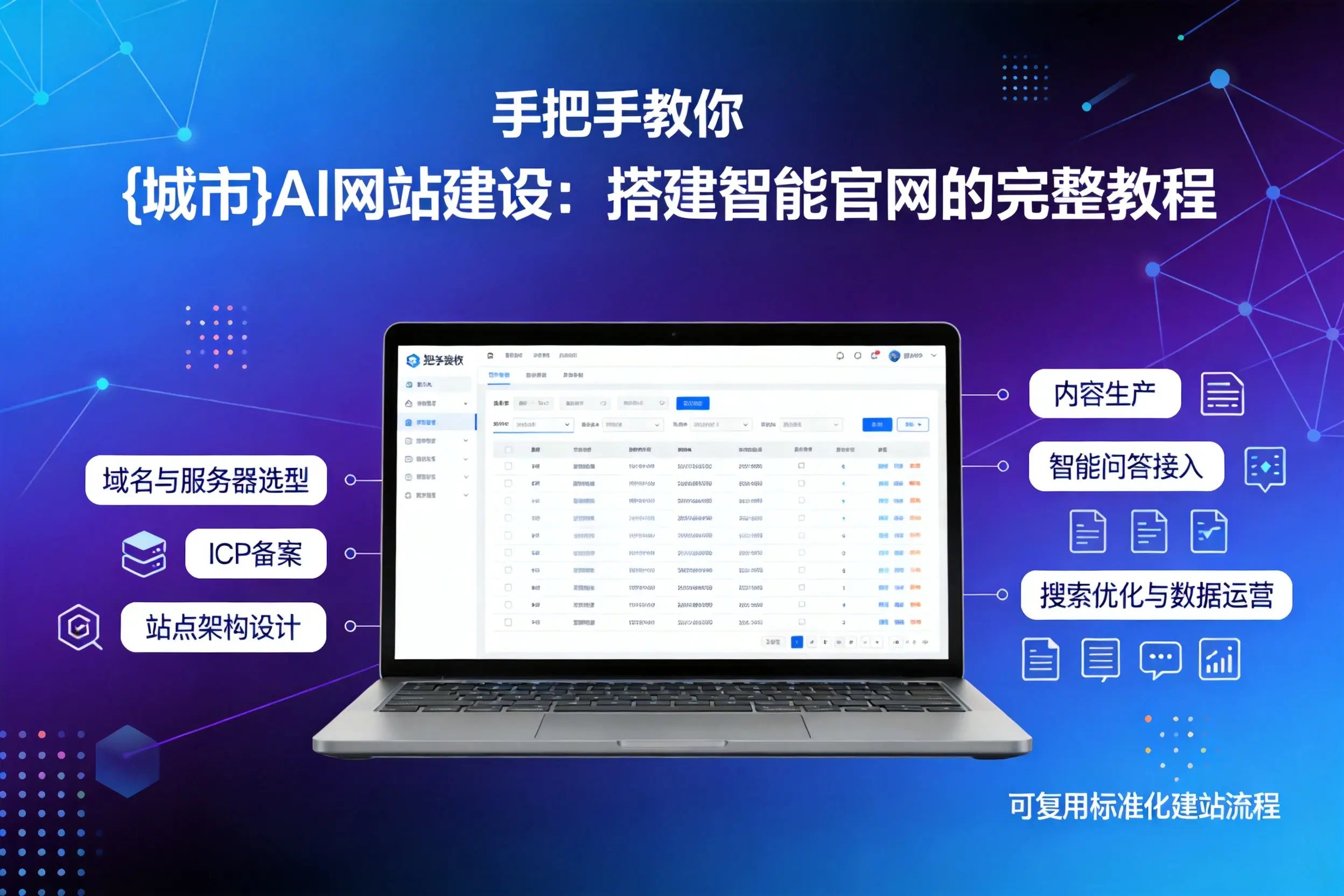 手把手教你邵阳AI网站建设：搭建智能官网的完整教程