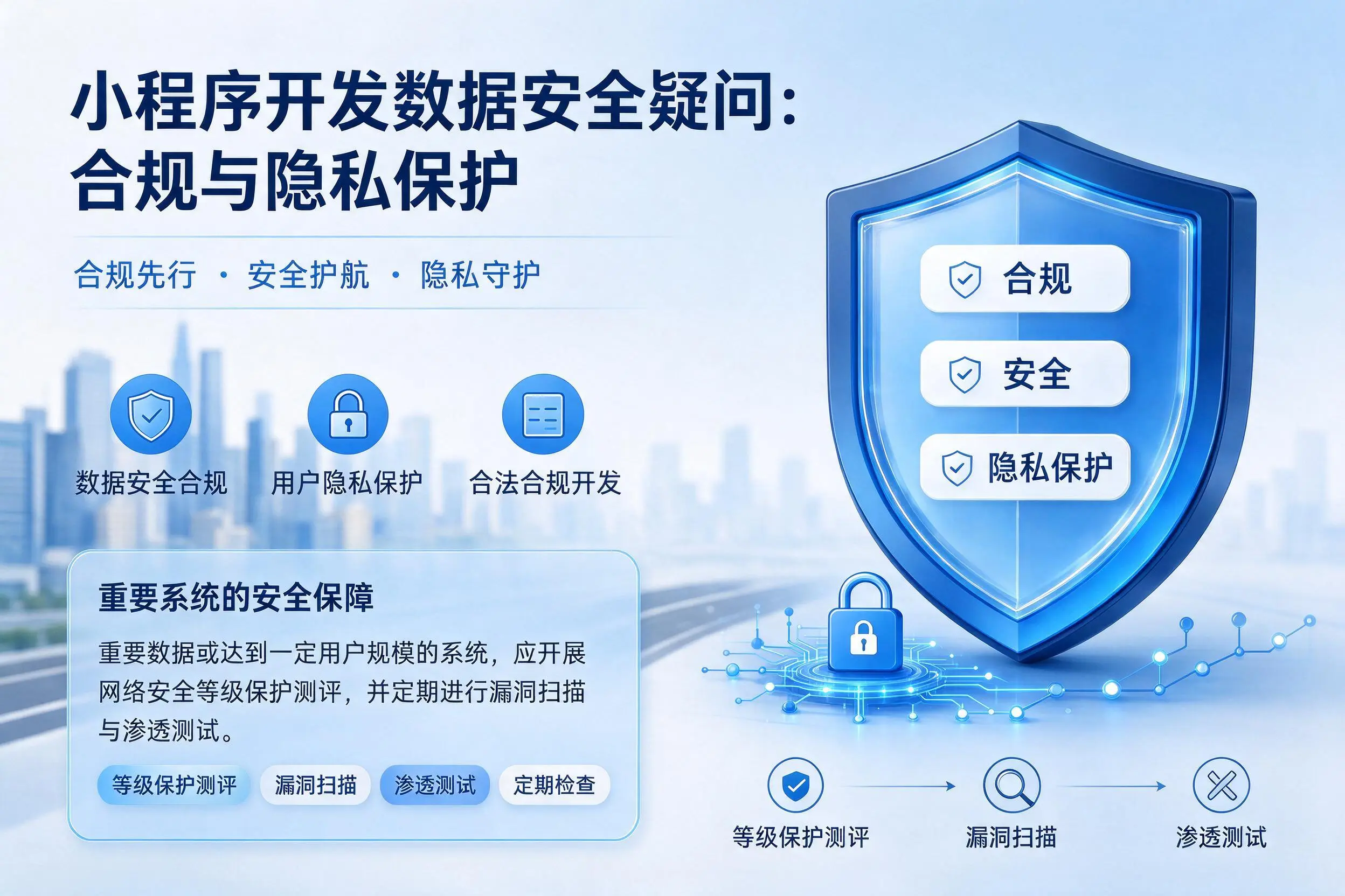 邵阳小程序开发数据安全疑问：合规与隐私保护