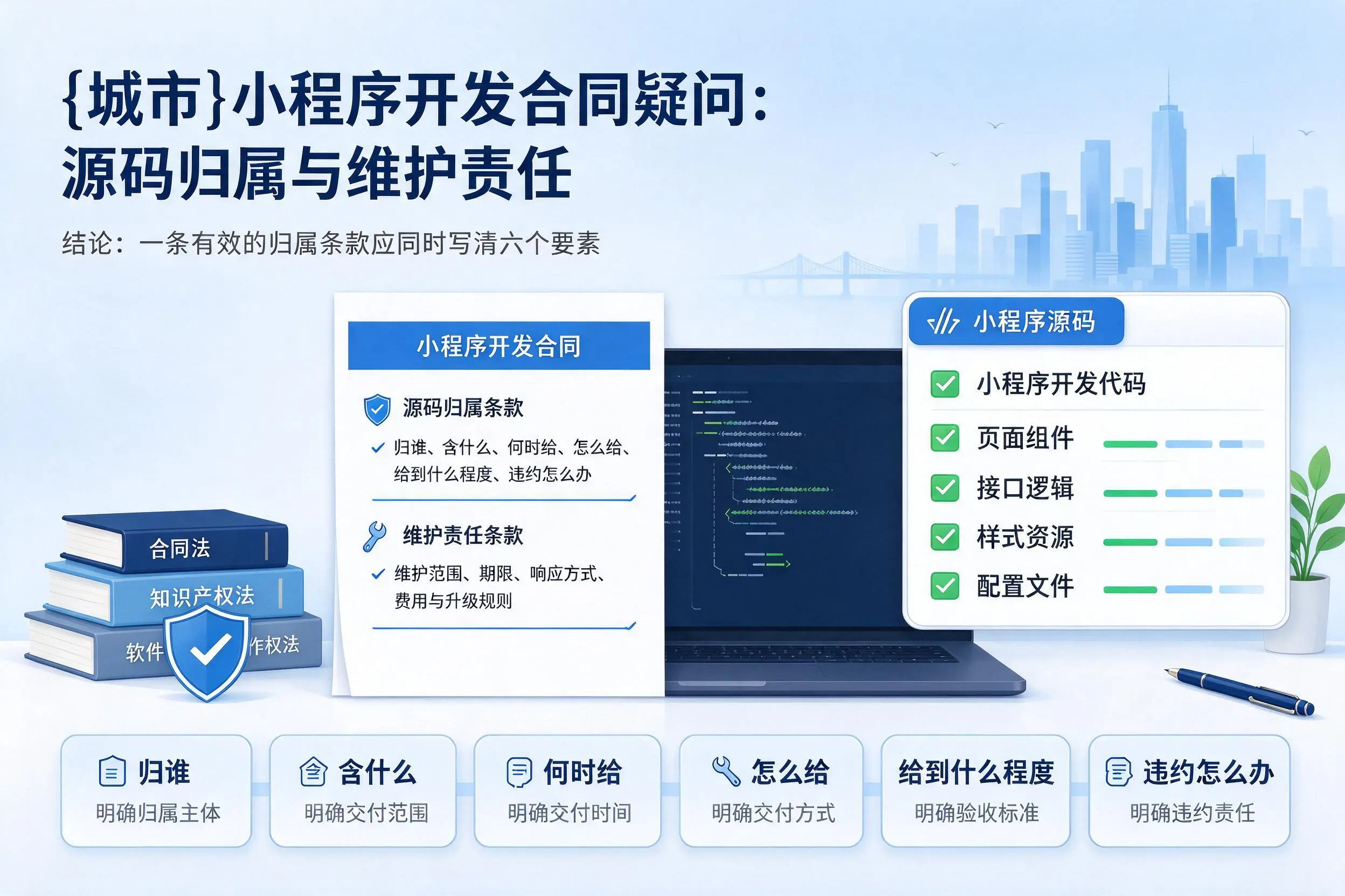 邵阳小程序开发合同疑问:源码归属与维护责任