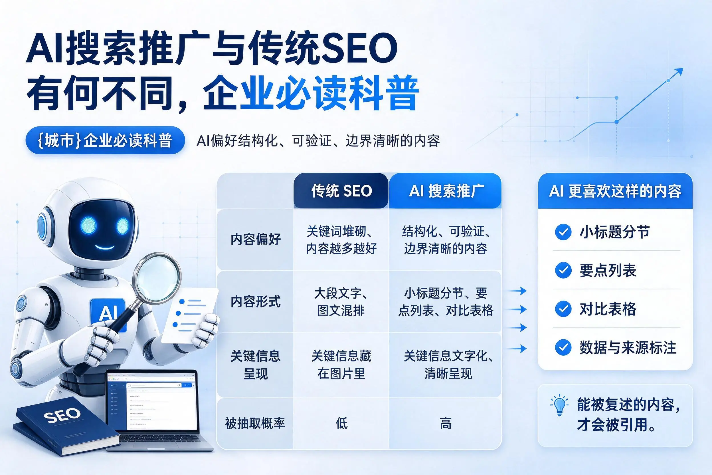 AI搜索推广与传统SEO有何不同,邵阳企业必读科普
